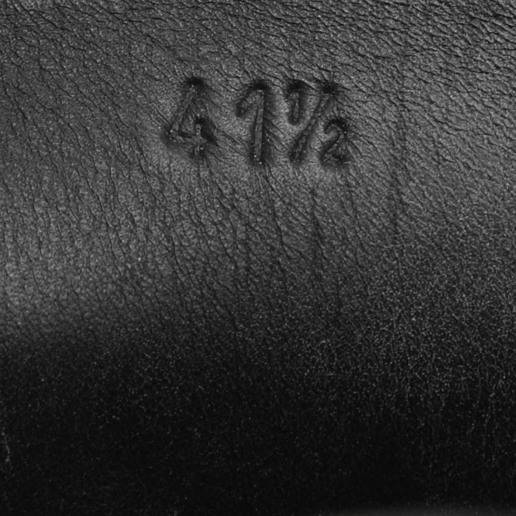 Pre Owned Bottega Veneta Wave Driver Size 41.5 Navy Blue Leather Penny Loafers