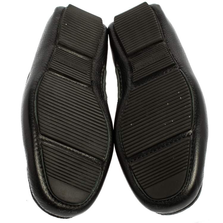 Pre Owned Bottega Veneta Black Intrecciato Leather Bow Slip On Loafers Size 40.5