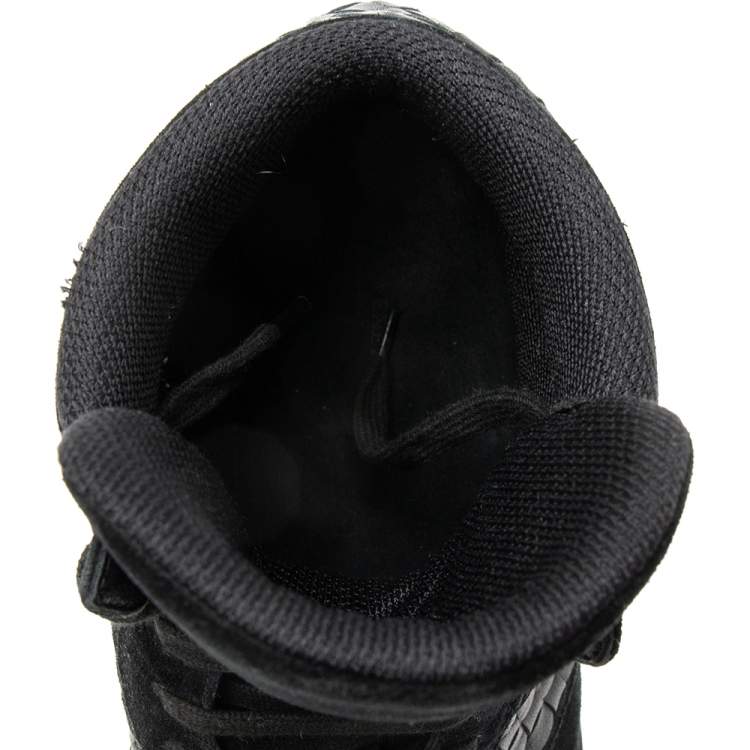 Pre Owned Bottega Veneta Black Suede And Intrecciato Leather High Top Lace Up Sneaker  Size 45