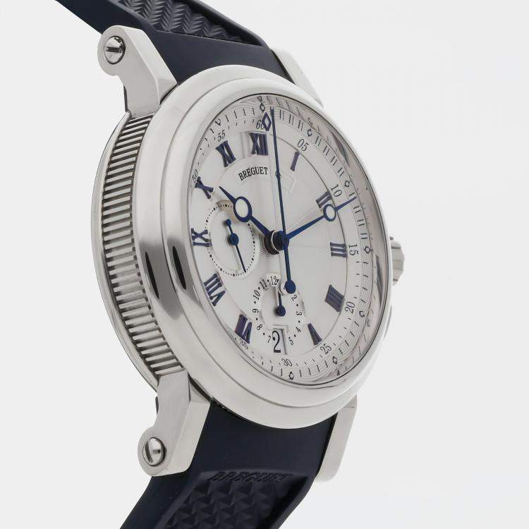 Pre Owned Breguet Marine Chronograph 5827BB/12/5ZU 42 mm Automatic Chronograph Men's Wristwatch 42MM