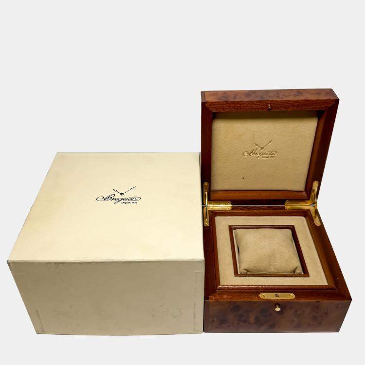 Pre Owned Breguet Classique Tourbillon 3657BA/12/9V6 Manual Winding White 18k Yellow Gold Men’s Wristwatch 39mm
