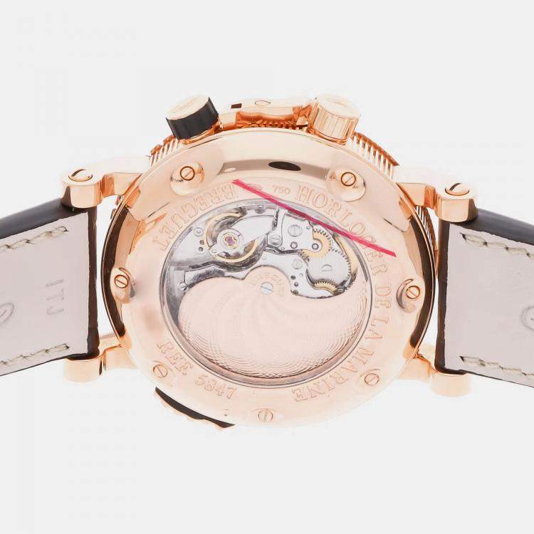 Pre Owned Pre-Owned Breguet Marine Royale Alarm Men's Watch Automatic 45 mm