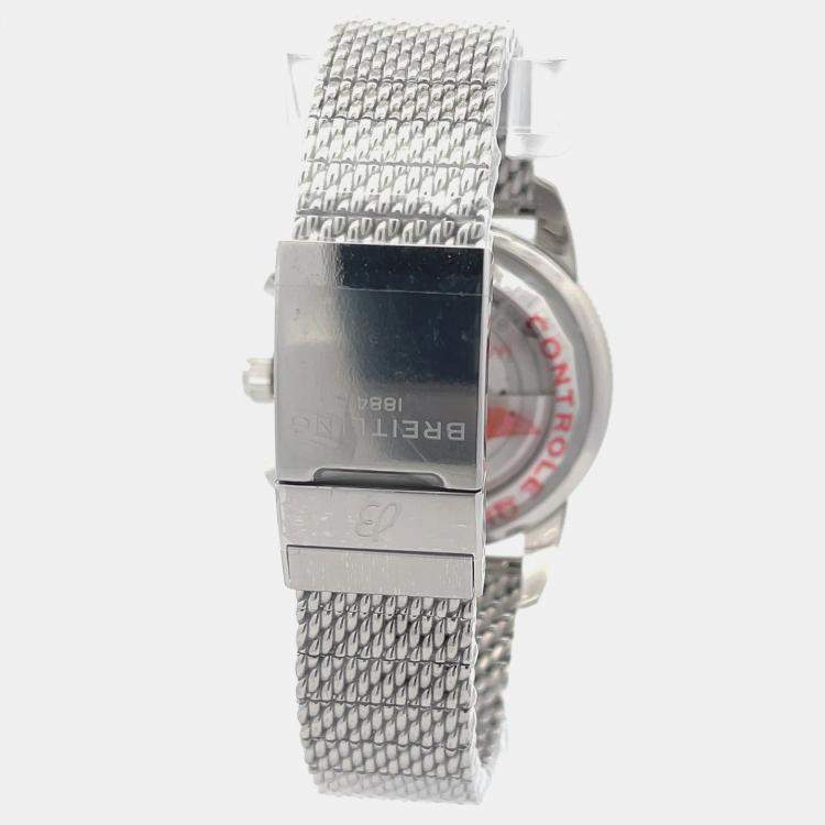 Pre Owned Breitling Superocean Heritage AB0162121C1A1 Automatic Blue Stainless Steel Men’s Wristwatch 44 mm