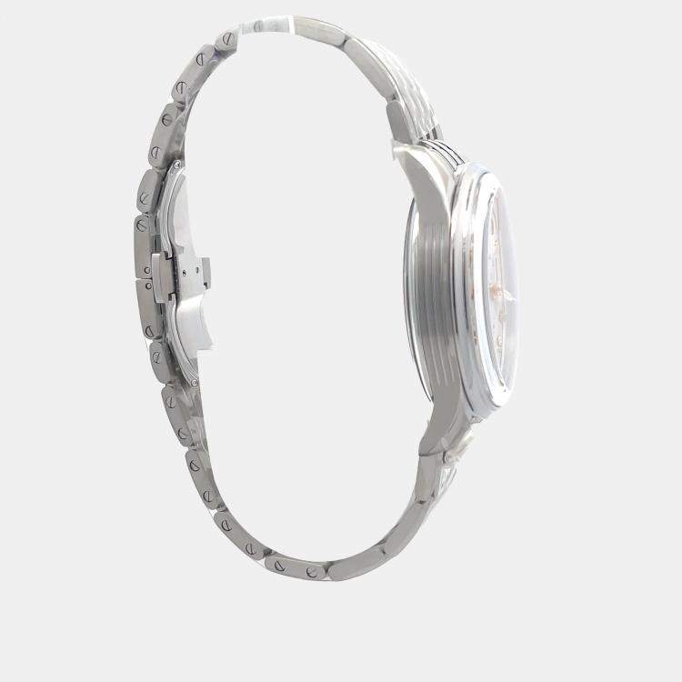 Pre Owned Breitling Premier AB0145211G1A1 Automatic Cream Stainless Steel Men’s Wristwatch 42 mm