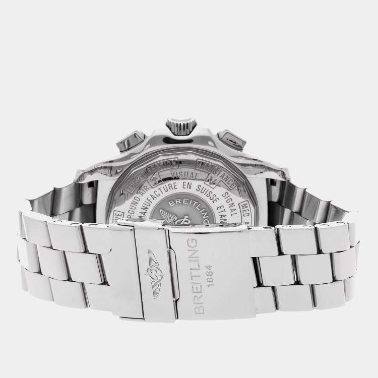 Pre Owned Breitling Silver Stainless Steel Professional A2736234/G615 Automatic Men's Wristwatch 43 mm