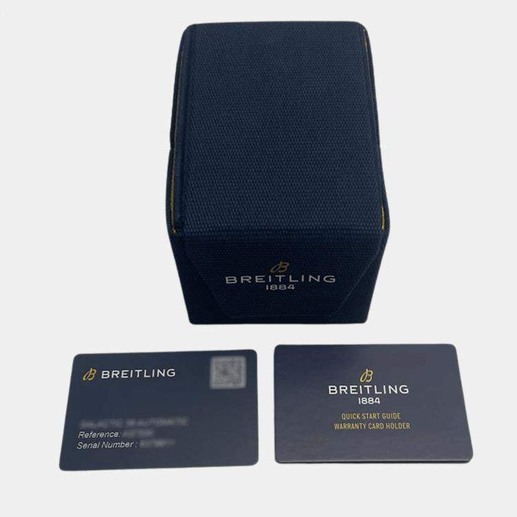 Pre Owned Breitling Blue Stainless Steel Avenger A13385101C1A1 Automatic Men's Wristwatch 43 mm