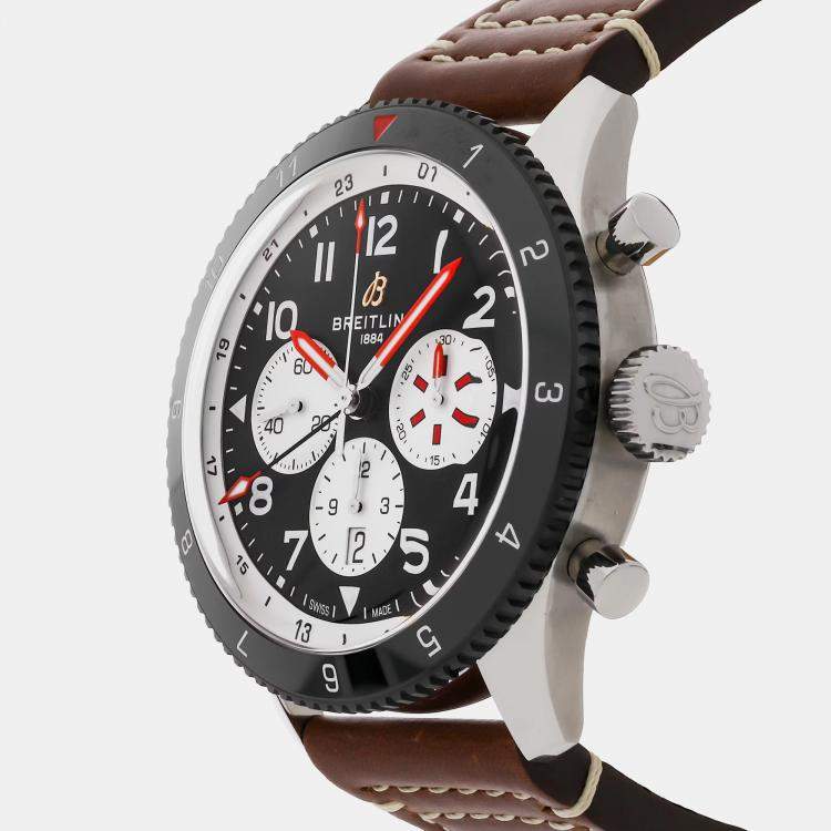 Pre Owned Breitling Super Avi B04 Chronograph GMT Mosquito 46 mm Automatic Men's Wristwatch 46MM