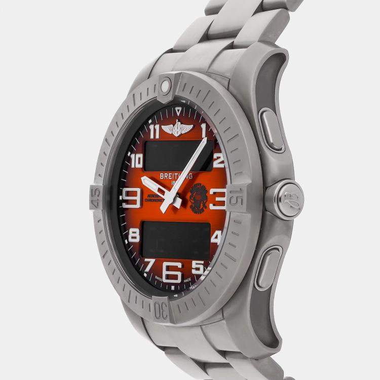 Pre Owned Breitling Aerospace B70 Orbiter 25th Anniversary EB70101A1O1E1 Automatic Men's Wristwatch 43MM