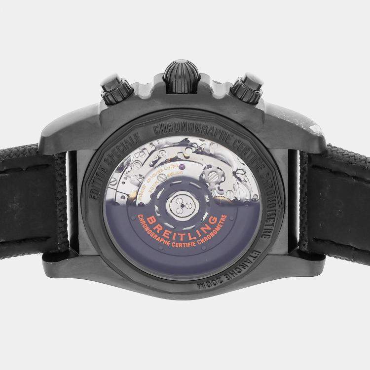 Pre Owned Breitling Chronomat 44 Raven MB0111C2/BD07 44 mm Automatic Chronograph Men's Wristwatch 44MM