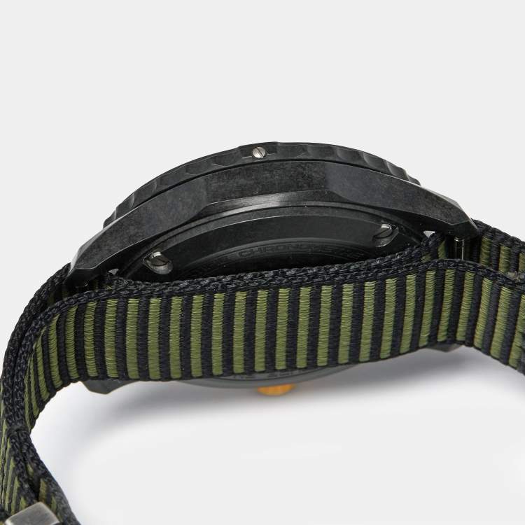 Pre Owned Breitling Black Ultralight Polymer Rubber Endurance Pro X82310A41B1S1 Men's Wristwatch 44 mm