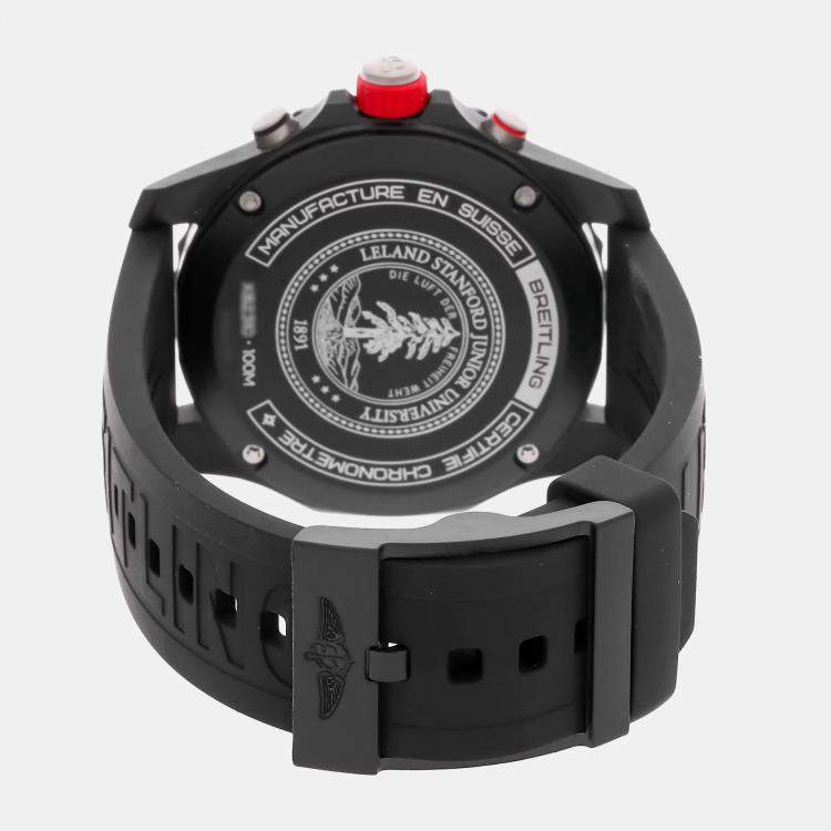 Pre Owned Breitling Endurance Pro Stanford University X823109C1B1S1 Quartz Black Breitlight Men's Wristwatch 44mm
