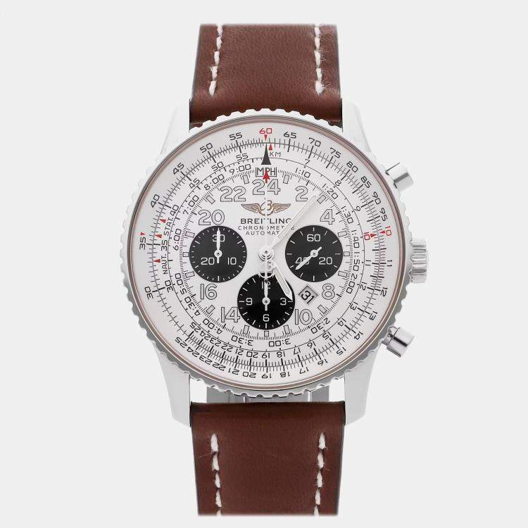 Pre Owned Breitling Navitimer Cosmonaute A2232212/G517 Automatic Silver Stainless Steel Men’s Wristwatch 41mm