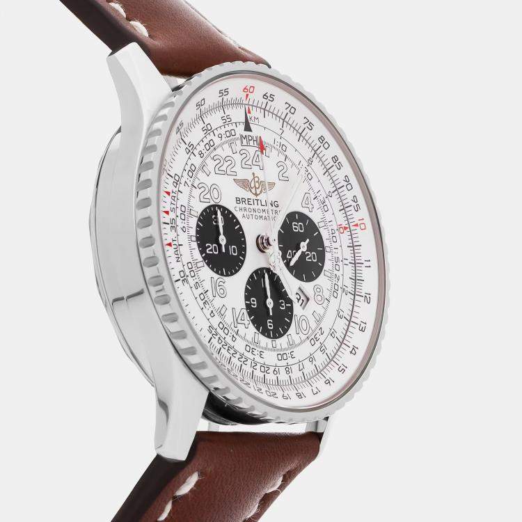 Pre Owned Breitling Navitimer Cosmonaute A2232212/G517 Automatic Silver Stainless Steel Men’s Wristwatch 41mm