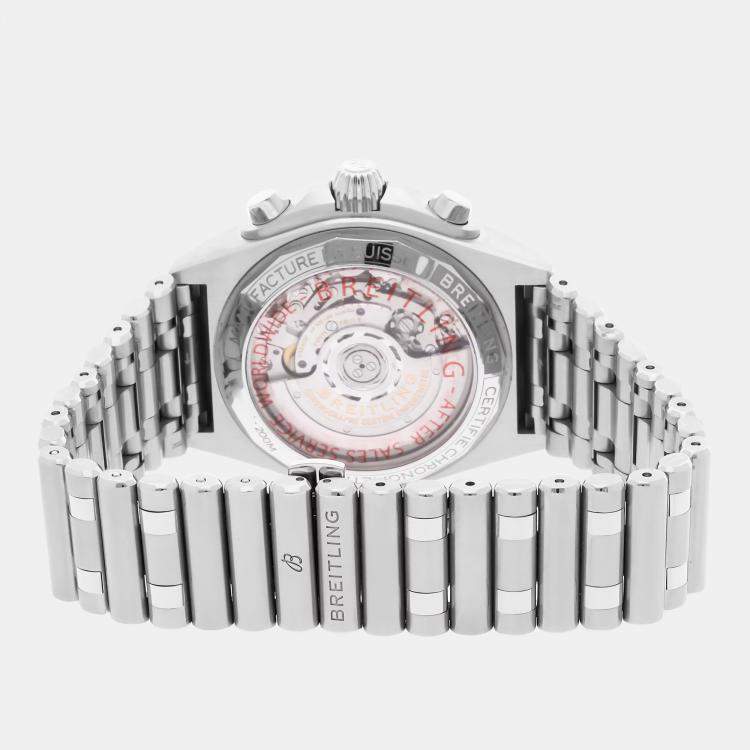 Pre Owned Breitling Chronomat B01 AB0134101L1A1 Automatic Green Stainless Steel Men’s Wristwatch 42mm