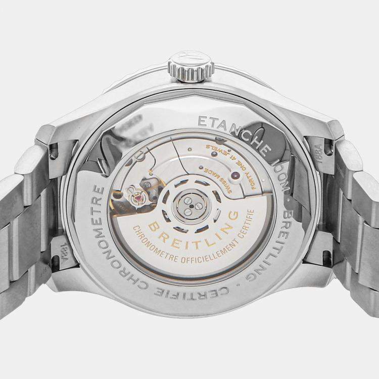 Pre Owned Breitling Aviator 8 AB3521U41B1A1 Automatic Black Stainless Steel Men’s Wristwatch 43 mm