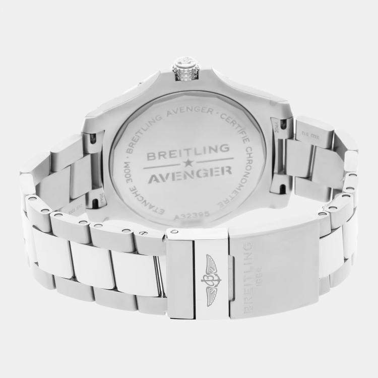Pre Owned Breitling Avenger A32395101C1A1 Automatic Blue Stainless Steel Men’s Wristwatch 45 mm