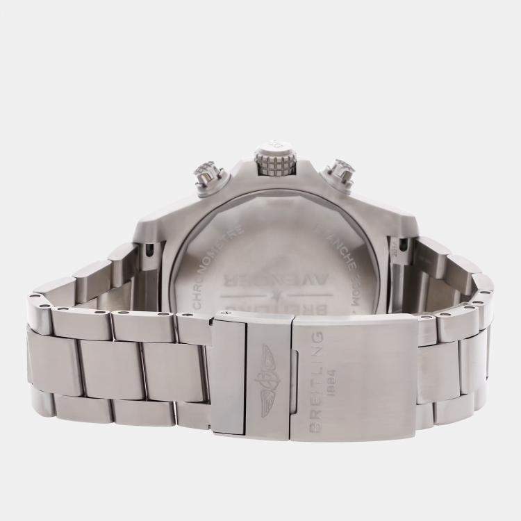 Pre Owned Breitling Avenger A24315101B1A1 Automatic Black Stainless Steel Men’s Wristwatch 45 mm
