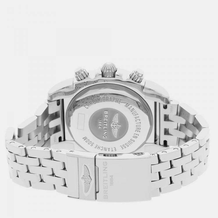 Pre Owned Breitling Chronomat AB0115111B1A1 Automatic Black Stainless Steel Men’s Wristwatch 44 mm