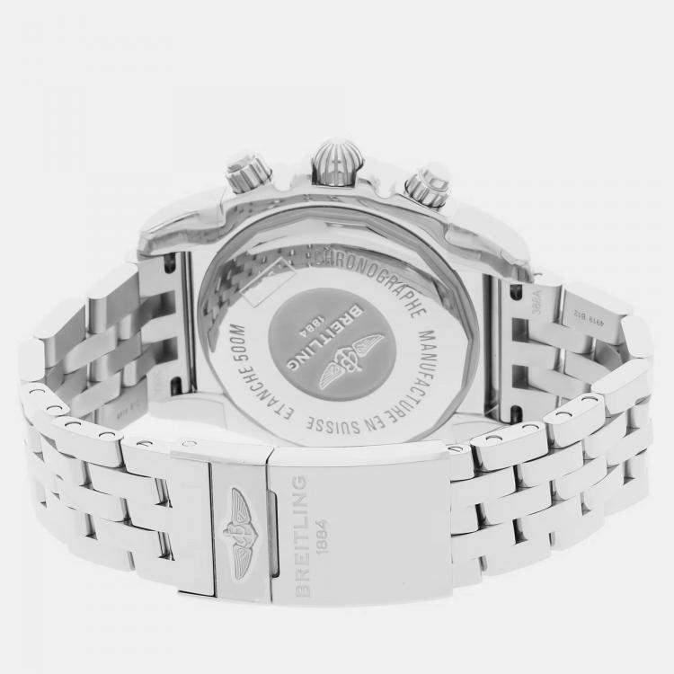 Pre Owned Breitling Chronomat AB0115111B1A1 Automatic Black Stainless Steel Men’s Wristwatch 44 mm