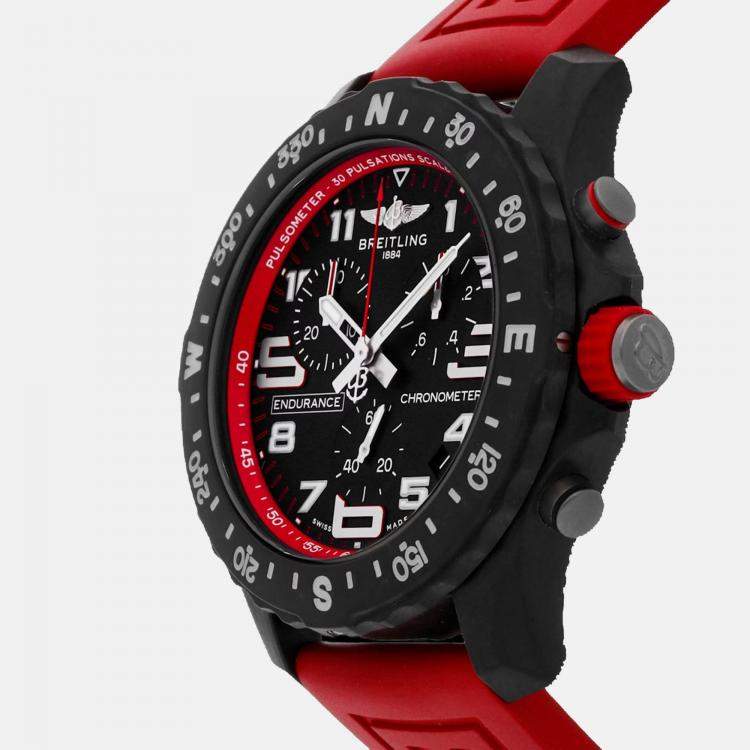 Pre Owned Breitling Endurance Pro X82310D91B1S1 Quartz Black Breitlight Men’s Wristwatch 44 mm