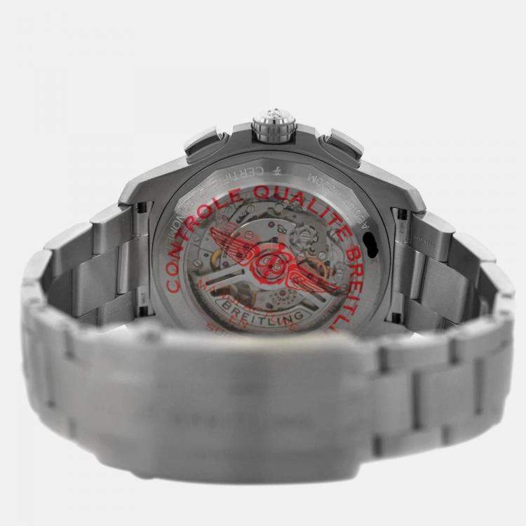 Pre Owned Breitling Avenger AB0147101A1A1 Automatic Brown Stainless Steel Men’s Wristwatch 44 mm