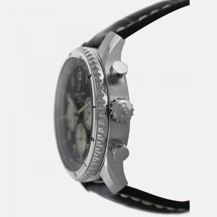 Pre Owned Breitling Aviator 8 AB01191A1B1P1 Automatic Black Stainless Steel Men’s Wristwatch 43 mm