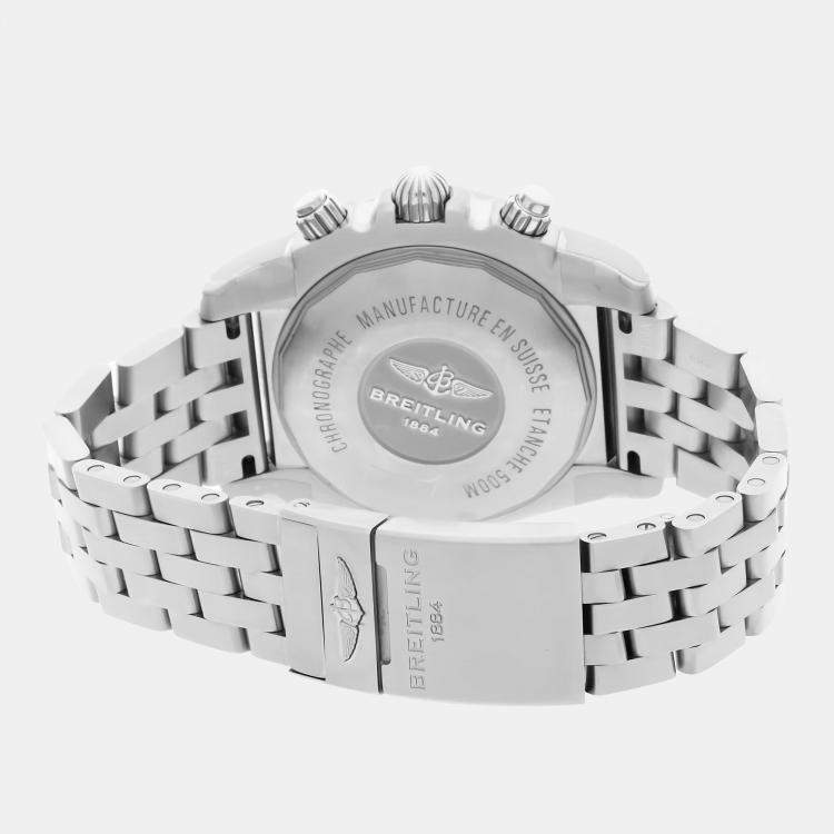 Pre Owned Breitling Chronomat AB0115101F1A1 Automatic Grey Stainless Steel Men’s Wristwatch 44 mm