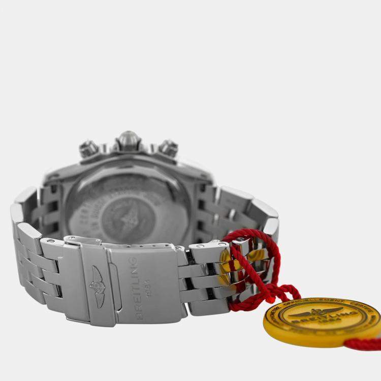 Pre Owned Breitling Chronomat A13356 Automatic Silver Stainless Steel Men's Wristwatch 44 mm