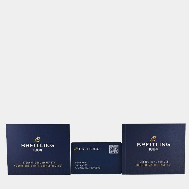 Pre Owned Breitling Bronze 18k Rose Gold Stainless Steel Superocean Heritage U103701A1Q1W1 Automatic Men's Wristwatch 42 mm
