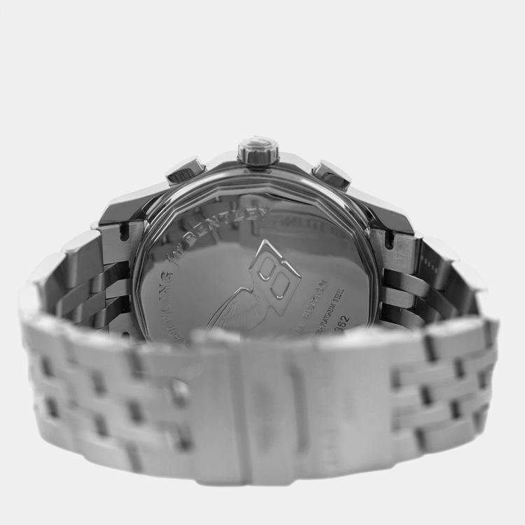 Pre Owned Breitling Bentley Mark VI P26362 Automatic Silver Platinum Stainless Steel Men's Wristwatch 42 mm