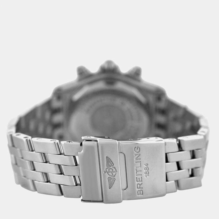 Pre Owned Breitling Chronomat A1335653 Automatic White Stainless Steel Men's Wristwatch 44 mm