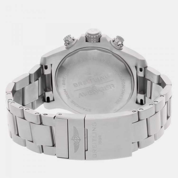 Pre Owned Breitling Avenger A13317101C1A1 Automatic Blue Stainless Steel Men’s Wristwatch 45 mm
