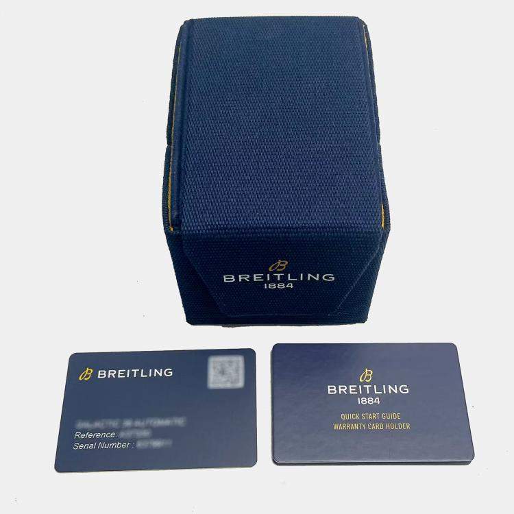 Pre Owned Pre-Owned Breitling Premier B01 Chronograph AB0118221G1A1 Automatic Silver Stainless Steel Men's Wristwatch 42 mm 
