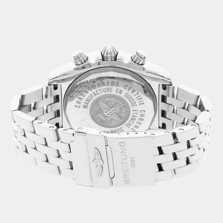 Pre Owned Pre-Owned Breitling Chronomat Evolution A1335611/G569 Silver Automatic Stainless Steel Men's Wristwatch 43 mm