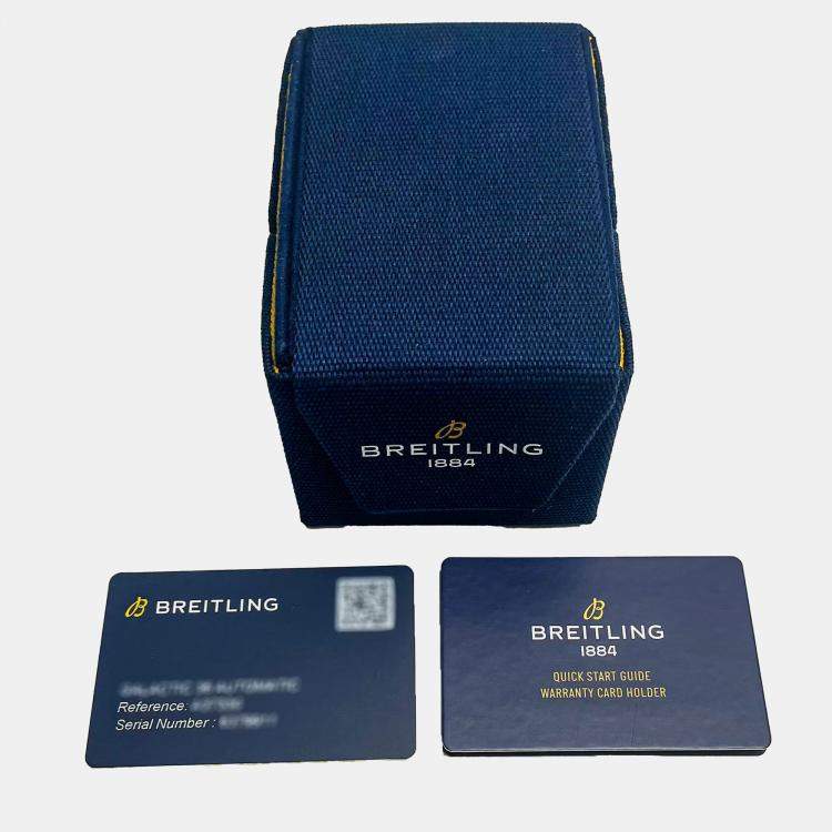 Pre Owned Pre-Owned Breitling Premier B01 Chronograph AB0118371B1X1 Black Automatic Stainless Steel Men's Wristwatch 42 mm