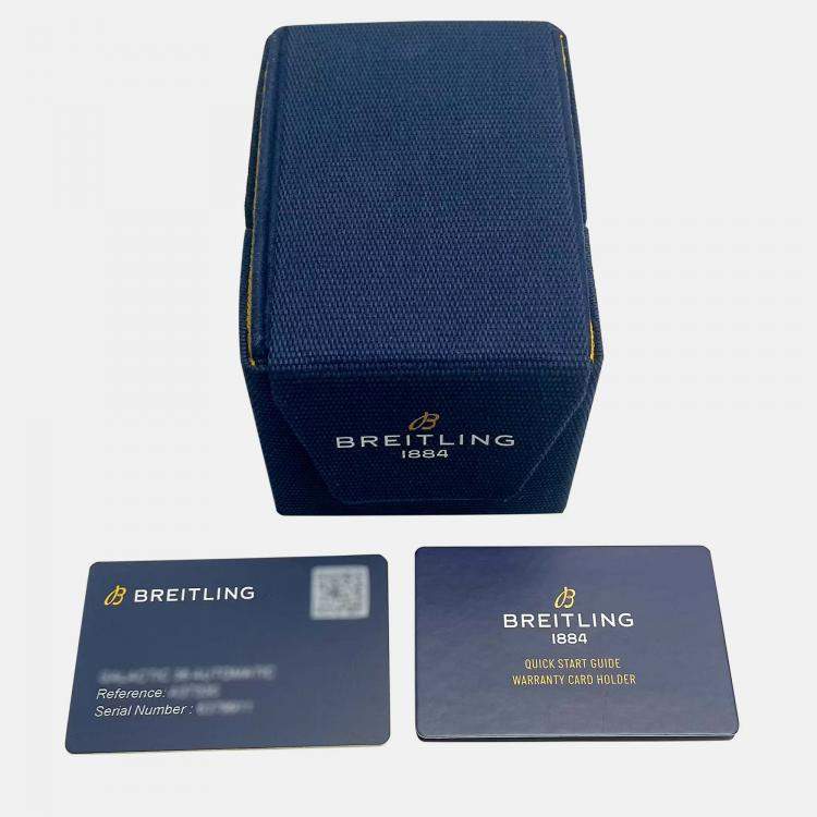 Pre Owned Breitling Premier B09 AB0930F51H1P1 Manual Winding Chronograph Champagne Dial Stainless Steel Men's Wristwatch 40mm