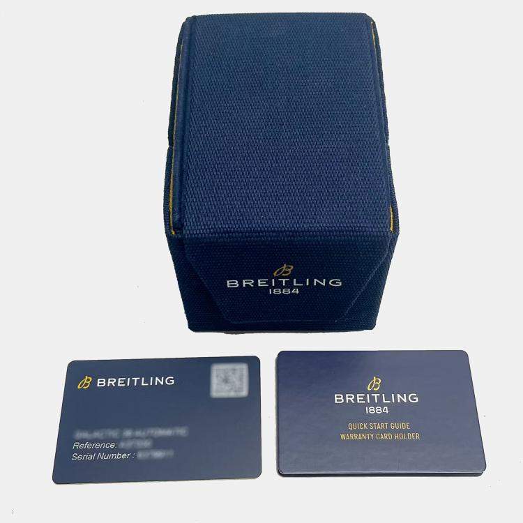 Pre Owned Breitling Avenger A13385101C1A1 Automatic Chronograph Blue Dial Stainless Steel Men's Wristwatch 43mm