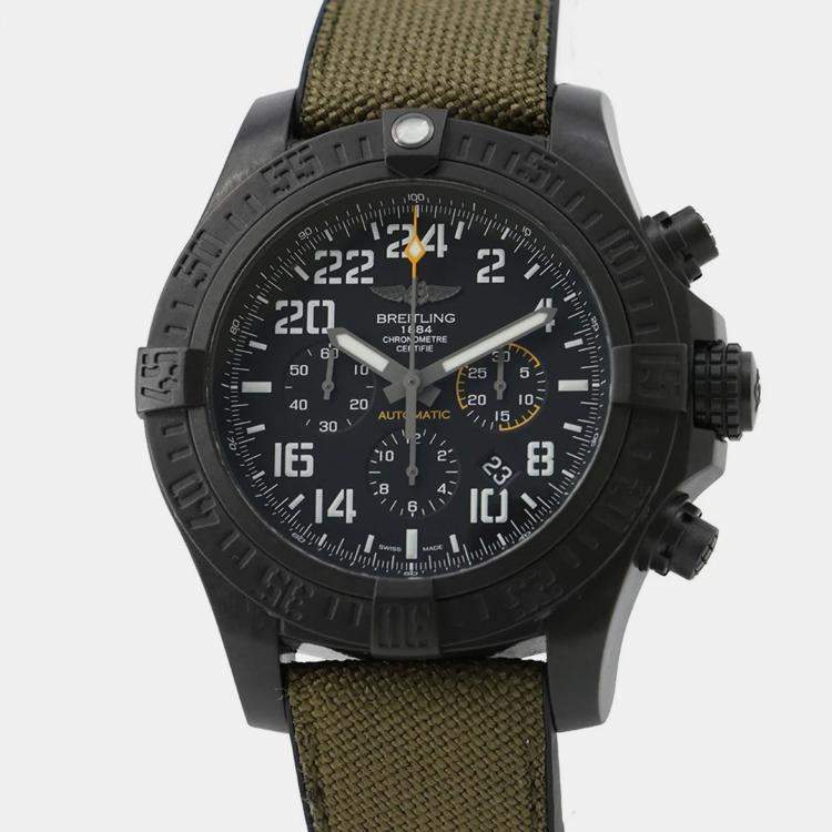 مملوكة مسبقًا Breitling Avenger XB1210E4/BE89 Automatic Black Bright Light Men's Wristwatch 50 mm