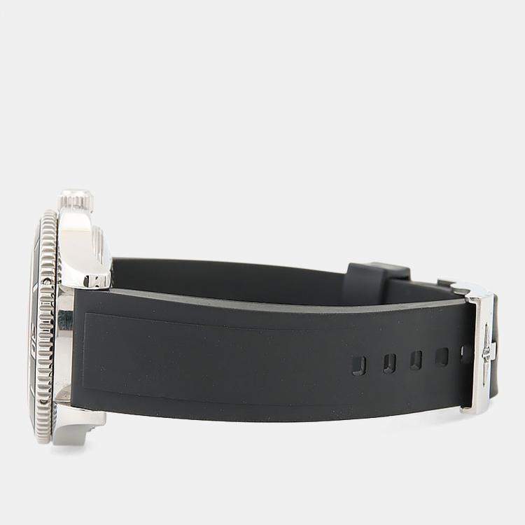 Pre Owned Breitling Superocean A17364 Automatic Black Stainless Steel Men's Wristwatch 42mm