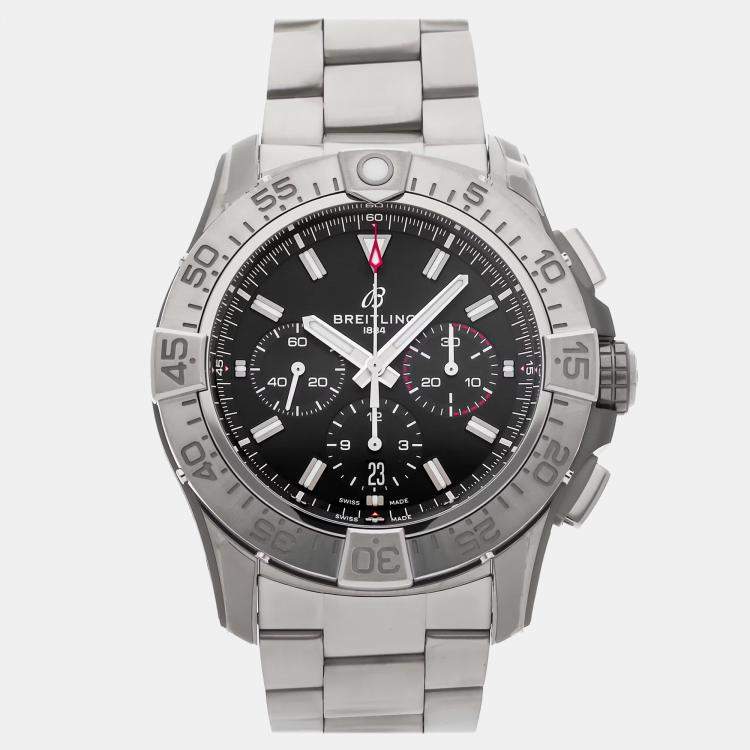 مملوكة مسبقًا Pre-Owned Breitling Super Avenger B01 Chronograph EB0148101B1E1 Automatic 46 mm