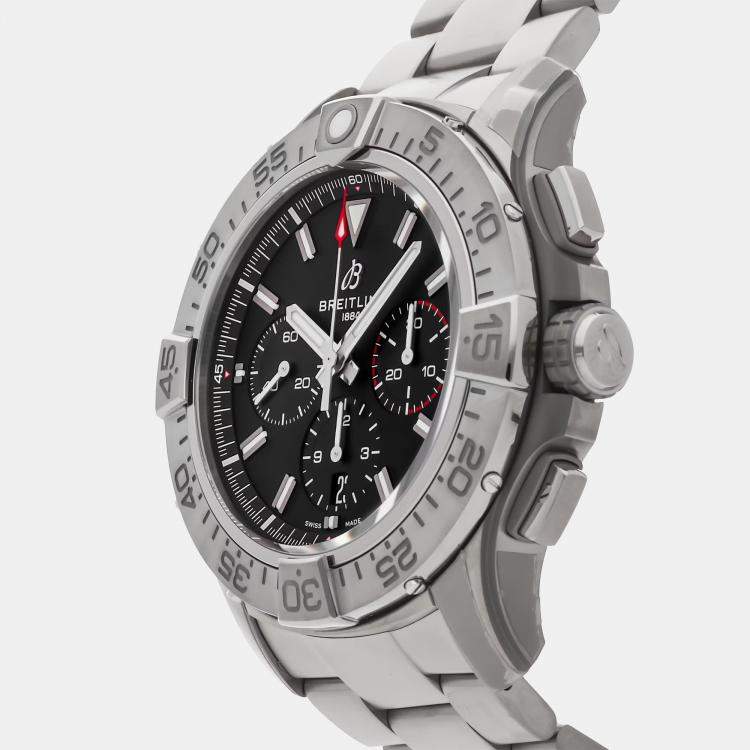 مملوكة مسبقًا Pre-Owned Breitling Super Avenger B01 Chronograph EB0148101B1E1 Automatic 46 mm