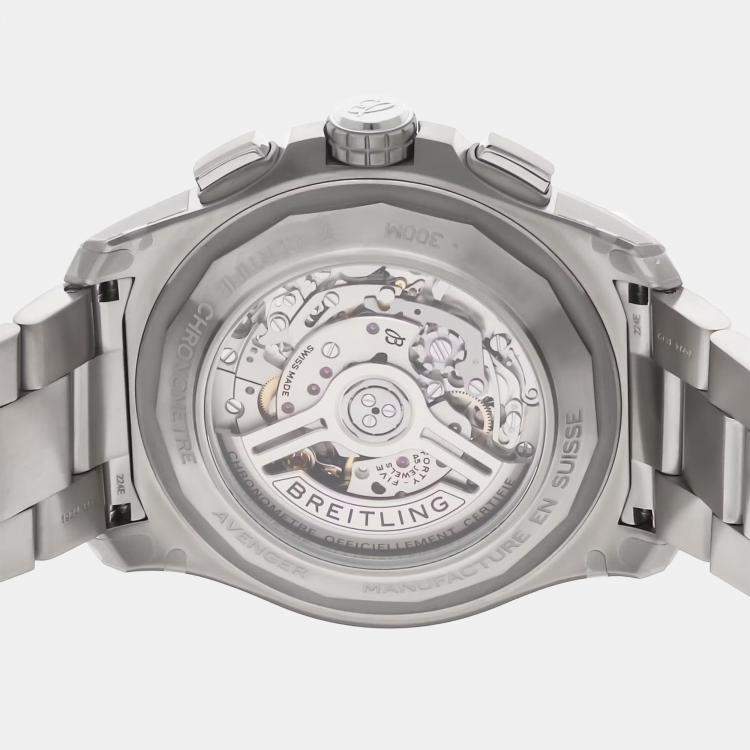 مملوكة مسبقًا Pre-Owned Breitling Super Avenger B01 Chronograph EB0148101B1E1 Automatic 46 mm