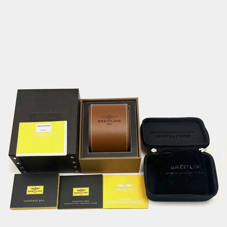 Pre Owned Pre-Owned Breitling Exospace B55 VB5510H2/BE45 Black Quartz Titanium Men's Wristwatch 46 MM