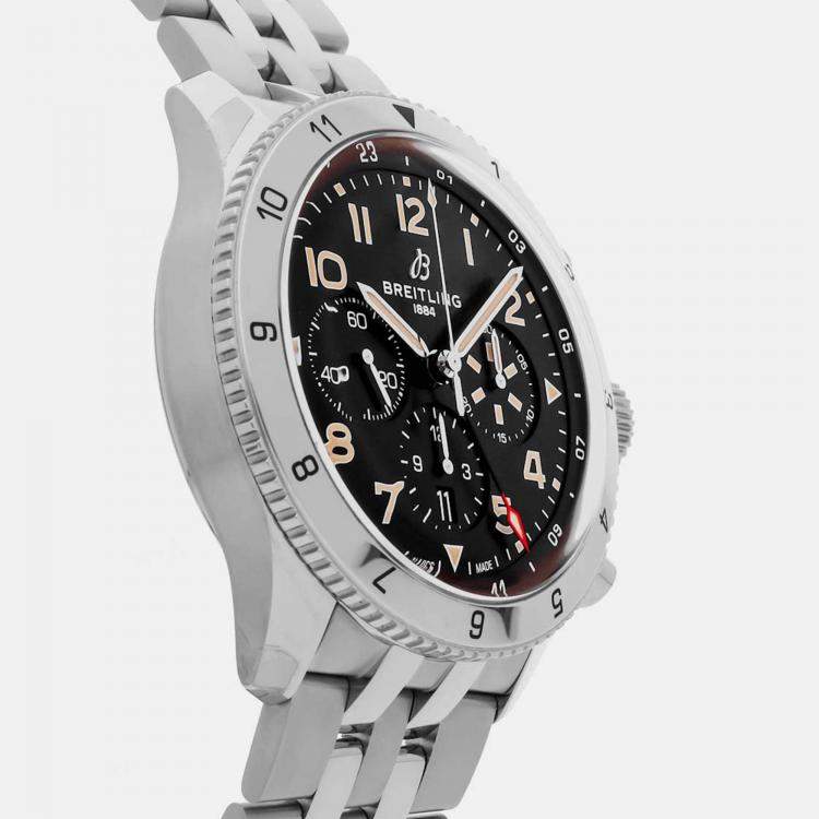 مملوكة مسبقًا Pre-Owned Breitling Super Avi B04 Chronograph GMT P-51 Mustang AB04453A1B1A1