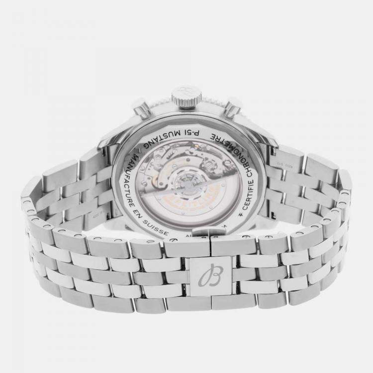 مملوكة مسبقًا Pre-Owned Breitling Super Avi B04 Chronograph GMT P-51 Mustang AB04453A1B1A1