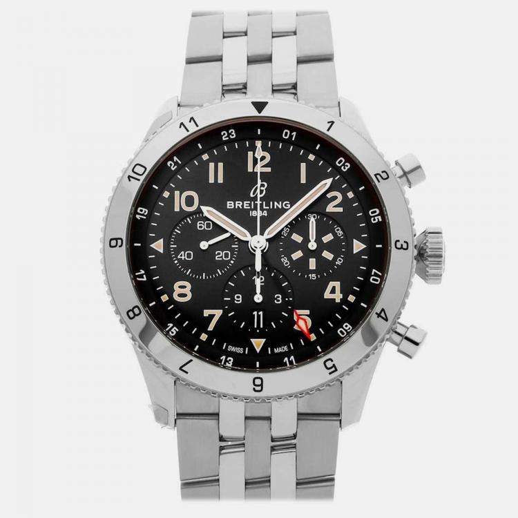 مملوكة مسبقًا Pre-Owned Breitling Super Avi B04 Chronograph GMT P-51 Mustang AB04453A1B1A1