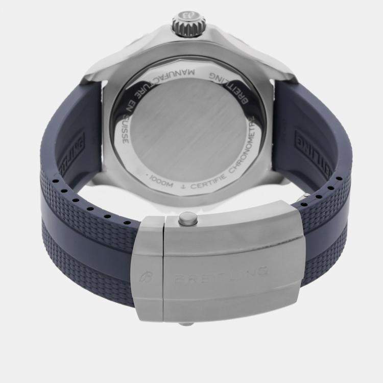 Pre Owned Pre-Owned Breitling Superocean Super Diver E10379351B1S1 Grey Automatic Titanium Men's Wristwatch 46 MM