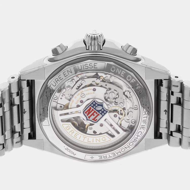 مملوكة مسبقًا Pre-Owned Breitling Chronomat B01 NFL Cleveland Browns Edition AB01342B1B6A1