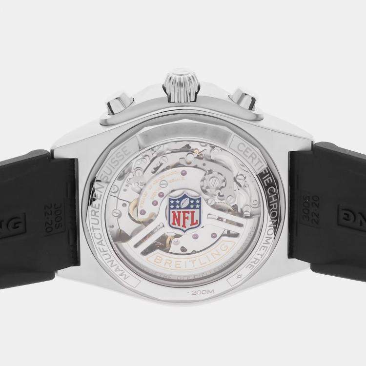 Pre Owned Pre-Owned Breitling Chronomat B01 NFL Baltimore Ravens Edition AB01342B1K2S1