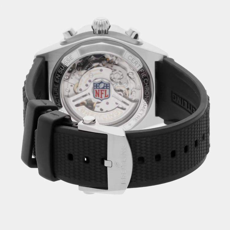Pre Owned Pre-Owned Breitling Chronomat B01 NFL Baltimore Ravens Edition AB01342B1K2S1